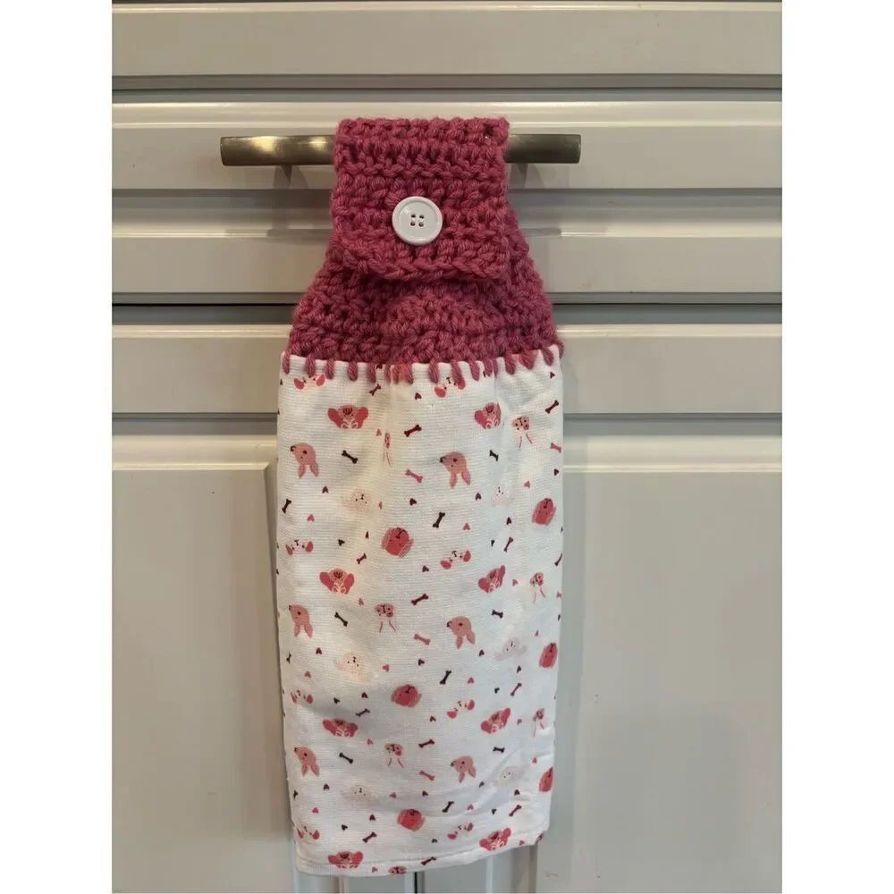 Crochet Top Kitchen Towel- Small animals